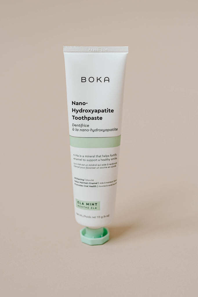 Tube of Boka Ela Mint toothpaste