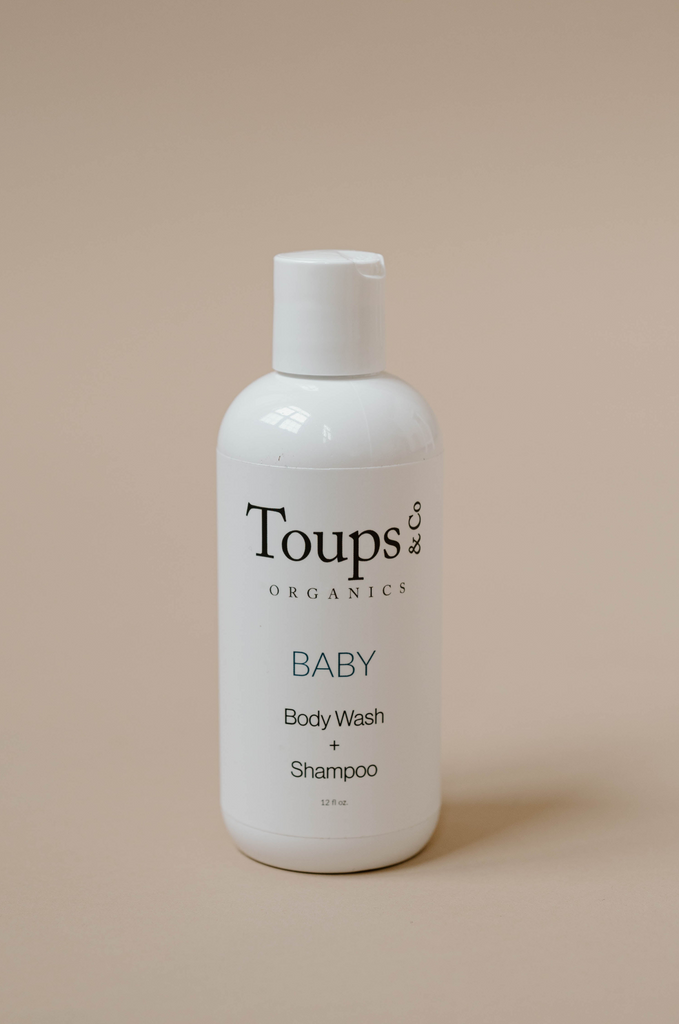 Toups & Co Baby Body Wash Shampoo bottle